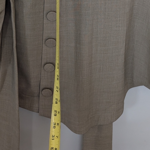 Studio Darri Wool Blend Assymetric Jacket minimalist Blazer Size Small - Picture 15 of 15